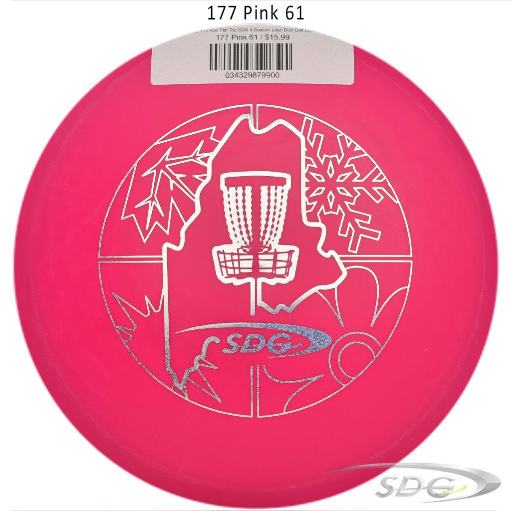innova-kc-pro-roc-flat-top-sdg-4-season-logo-disc-golf-mid-range 177 Pink 61 