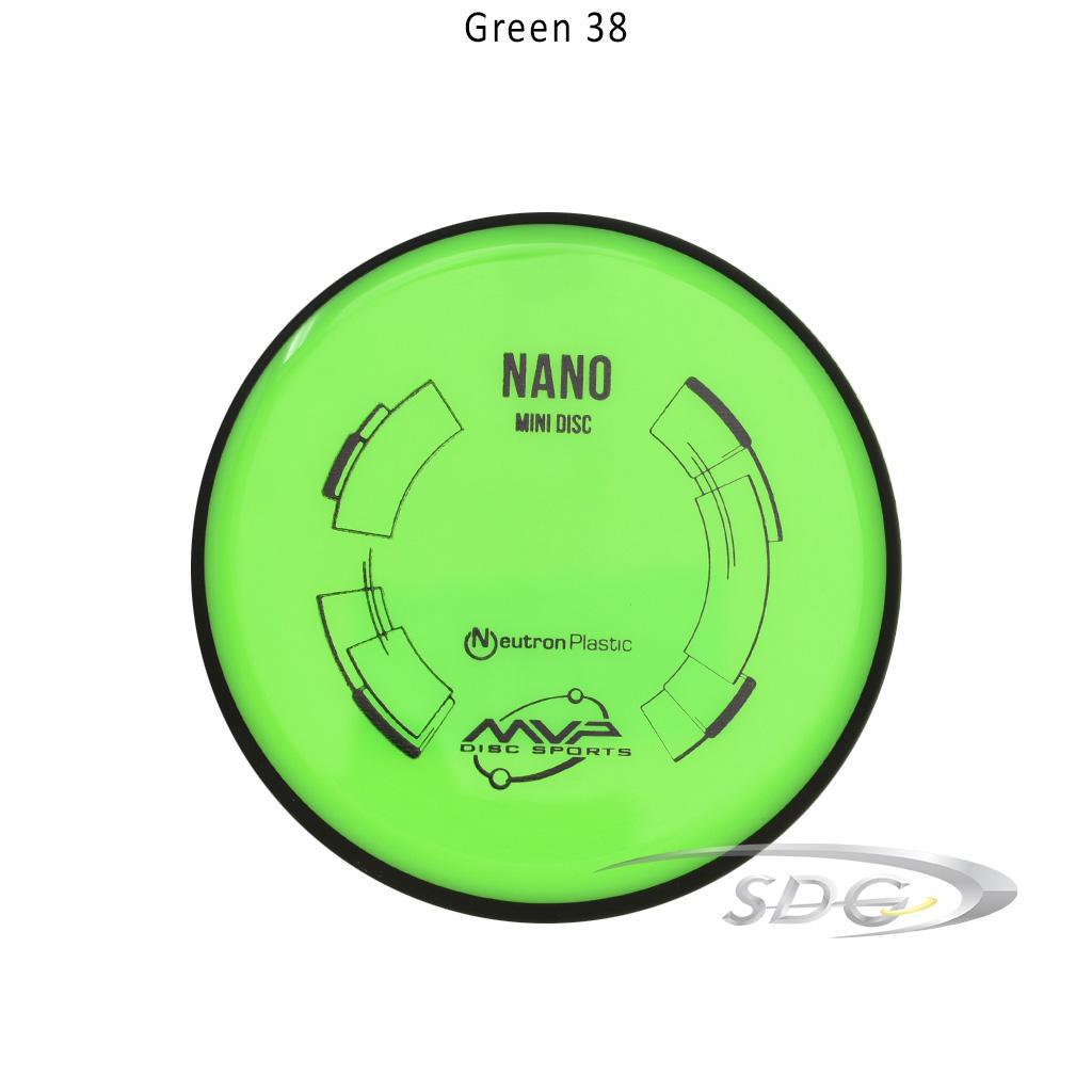 mvp-neutron-nano-disc-golf-mini-marker Green 38 