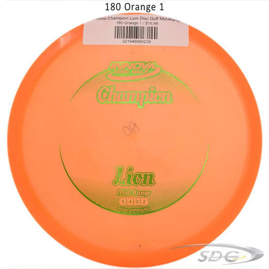 innova-champion-lion-disc-golf-mid-range 180 Orange 1 