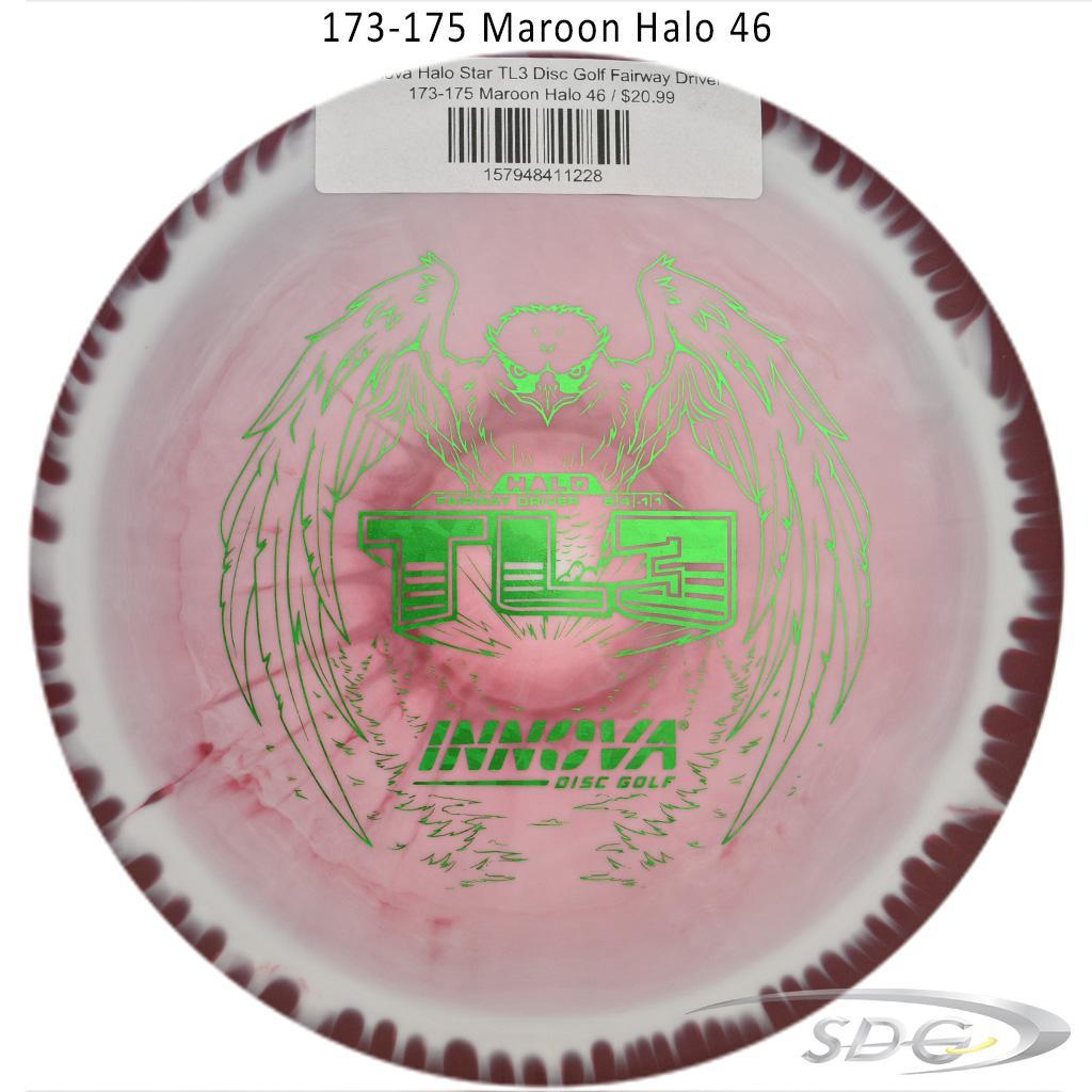 innova-halo-star-tl3-disc-golf-fairway-driver 173-175 Maroon Halo 46 