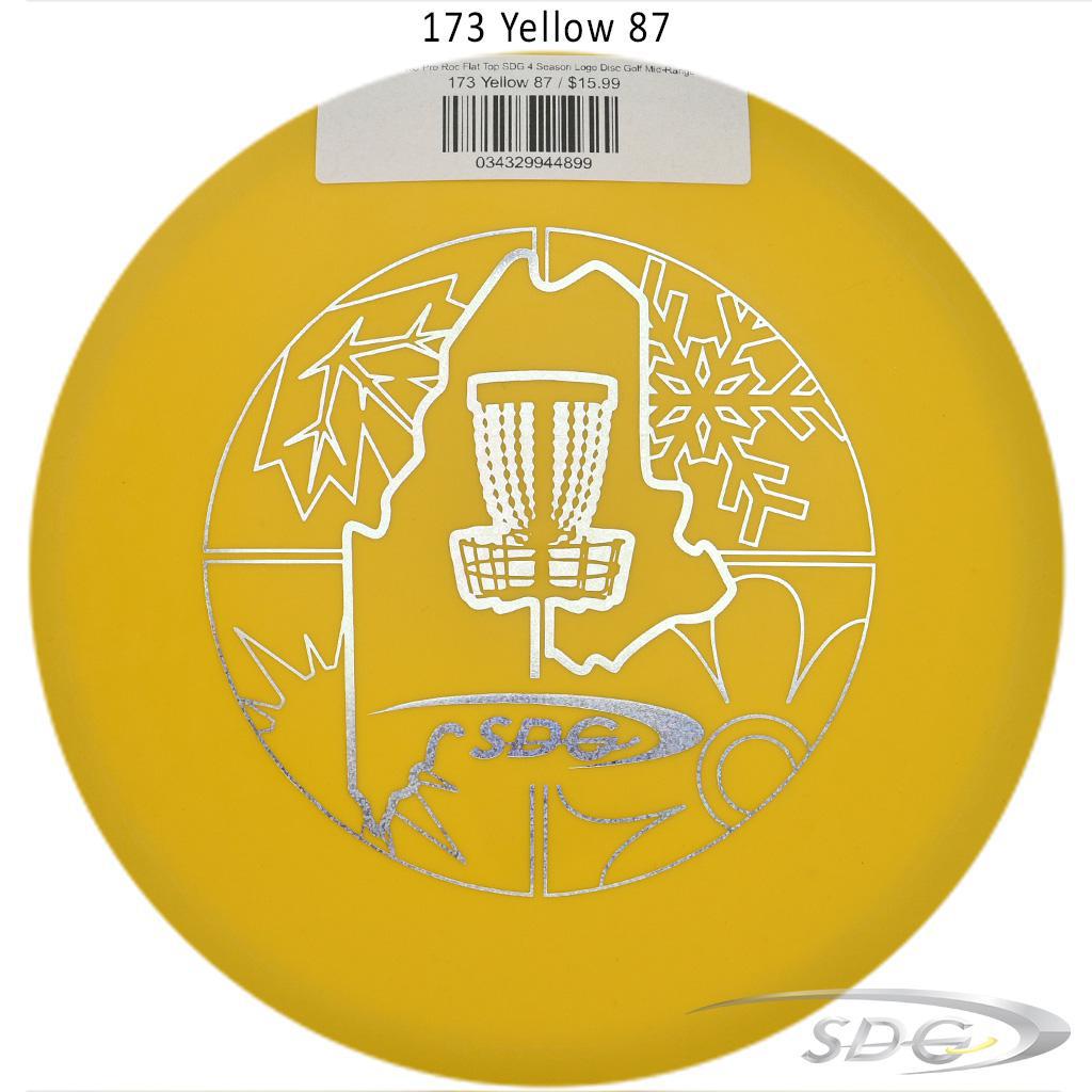 innova-kc-pro-roc-flat-top-sdg-4-season-logo-disc-golf-mid-range 173 Yellow 87 