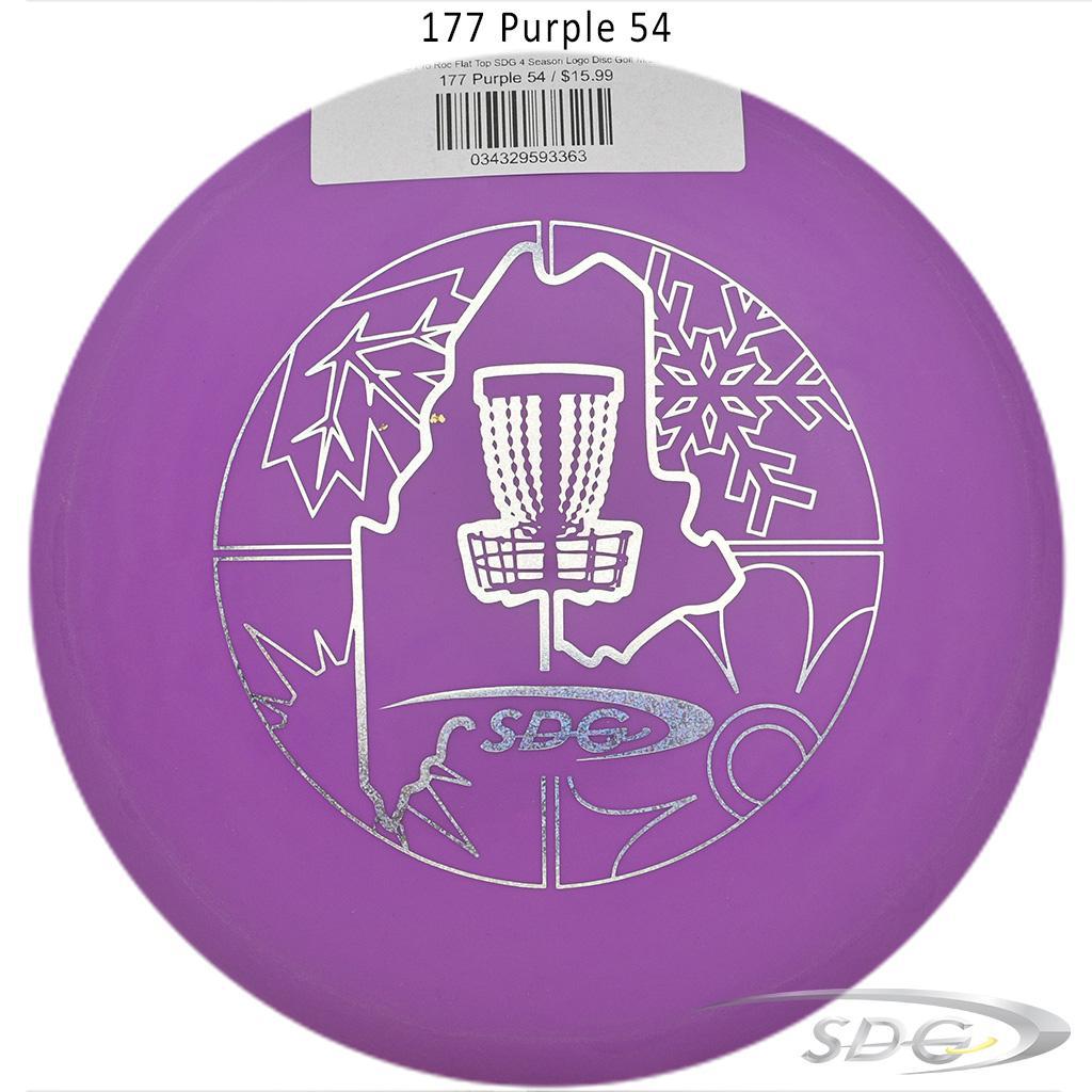 innova-kc-pro-roc-flat-top-sdg-4-season-logo-disc-golf-mid-range 177 Purple 54 