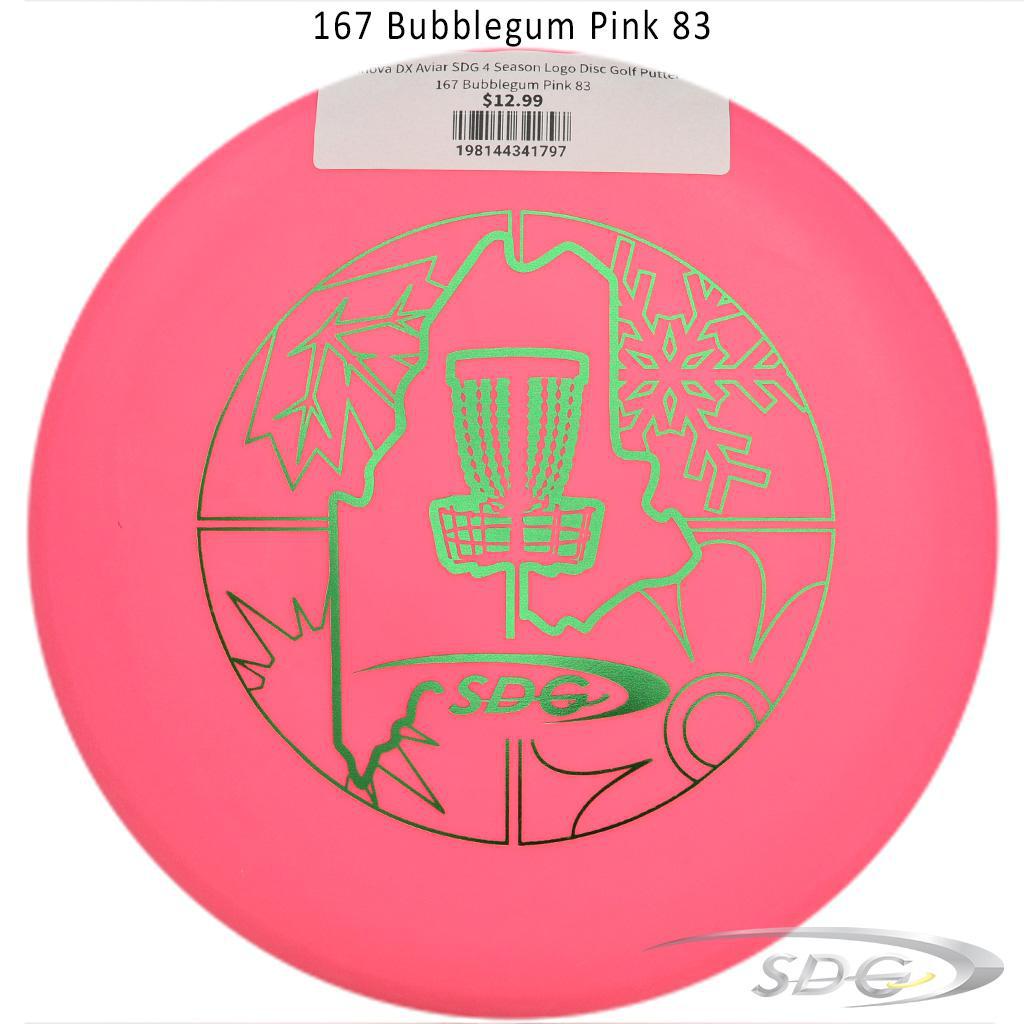 innova-dx-aviar-sdg-4-season-logo-disc-golf-putter 167 Bubblegum Pink 83 