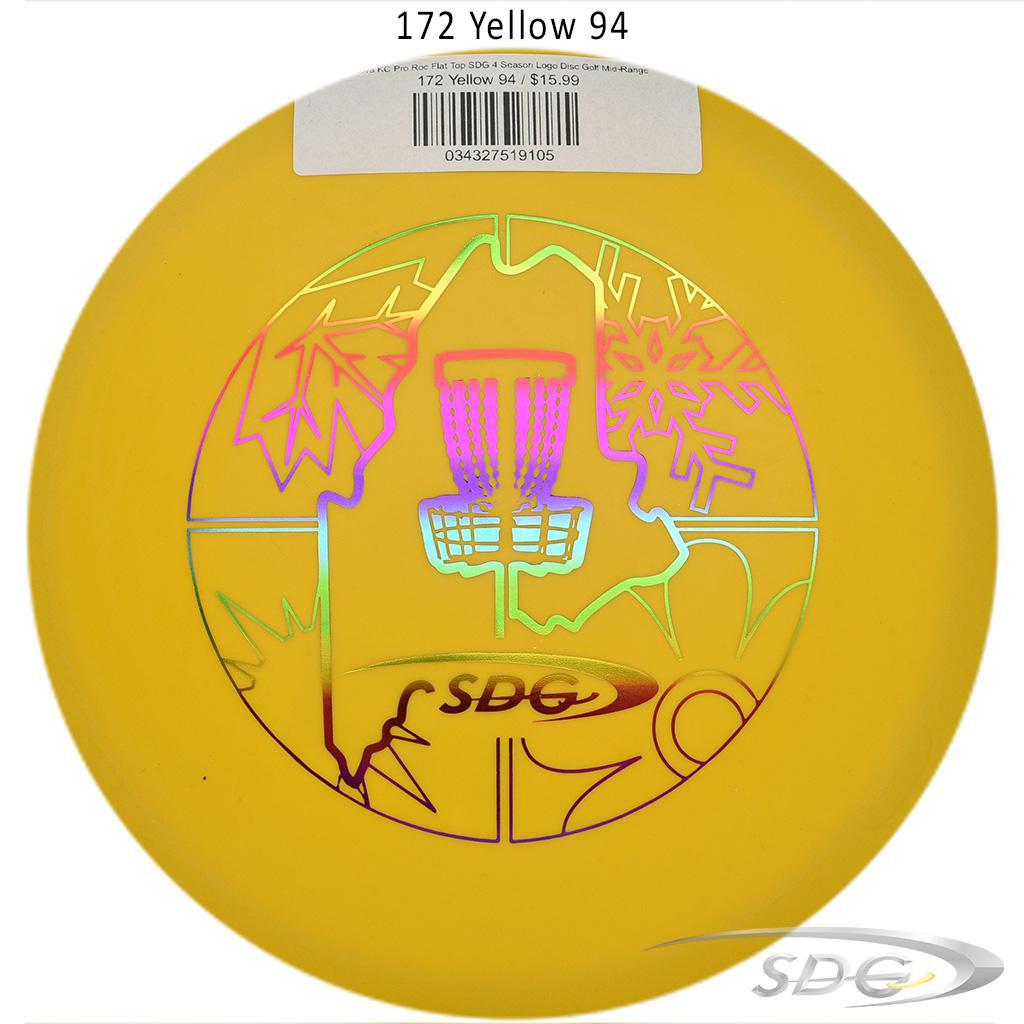 innova-kc-pro-roc-flat-top-sdg-4-season-logo-disc-golf-mid-range 172 Yellow 94 