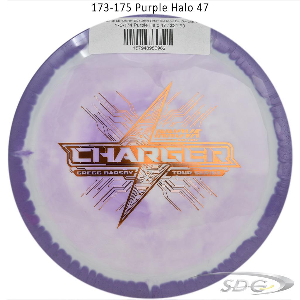 innova-halo-star-charger-2023-gregg-barsby-tour-series-disc-golf-distance-driver 173-174 Purple Halo 47 