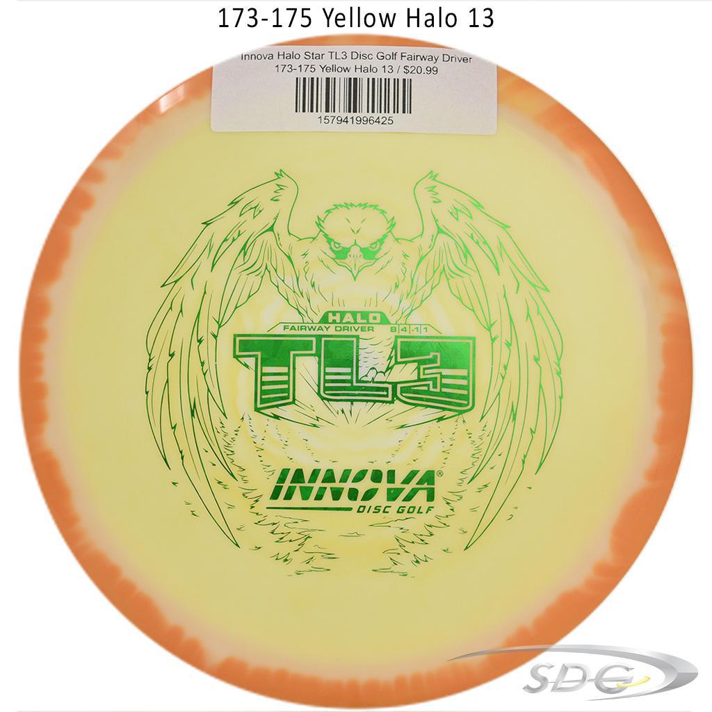 innova-halo-star-tl3-disc-golf-fairway-driver 173-175 Yellow Halo 13 