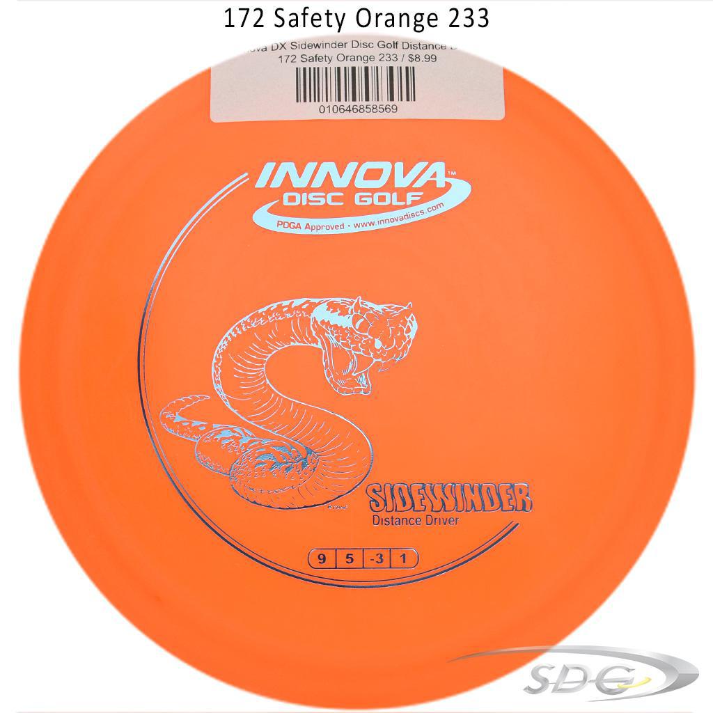 innova-dx-sidewinder-disc-golf-distance-driver 172 Safety Orange 233 