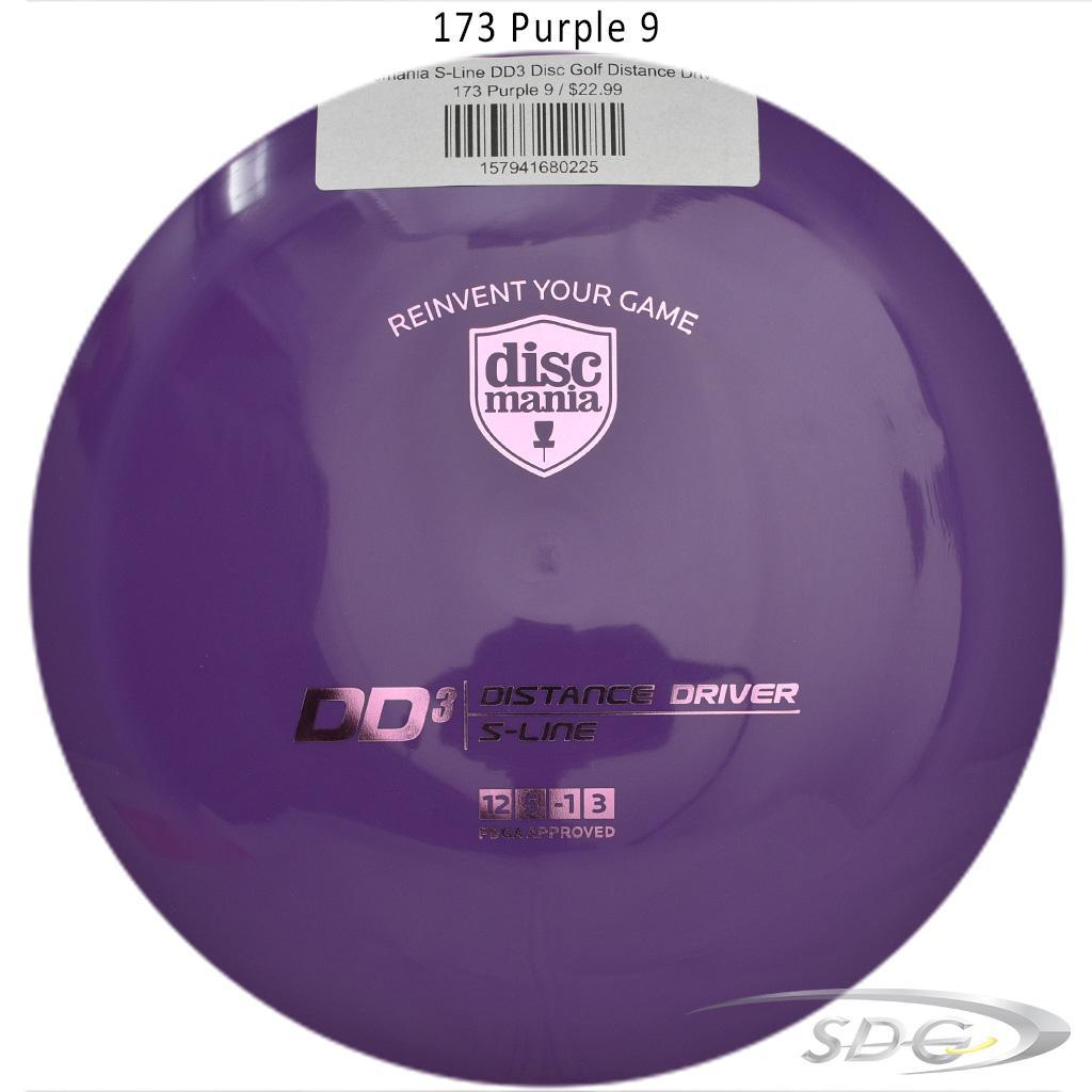 discmania-s-line-dd3-disc-golf-distance-driver 173 Purple 9 