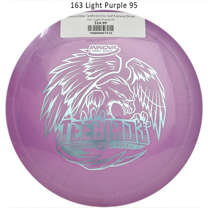 innova-gstar-teebird3-disc-golf-fairway-driver 163 Light Purple 95 