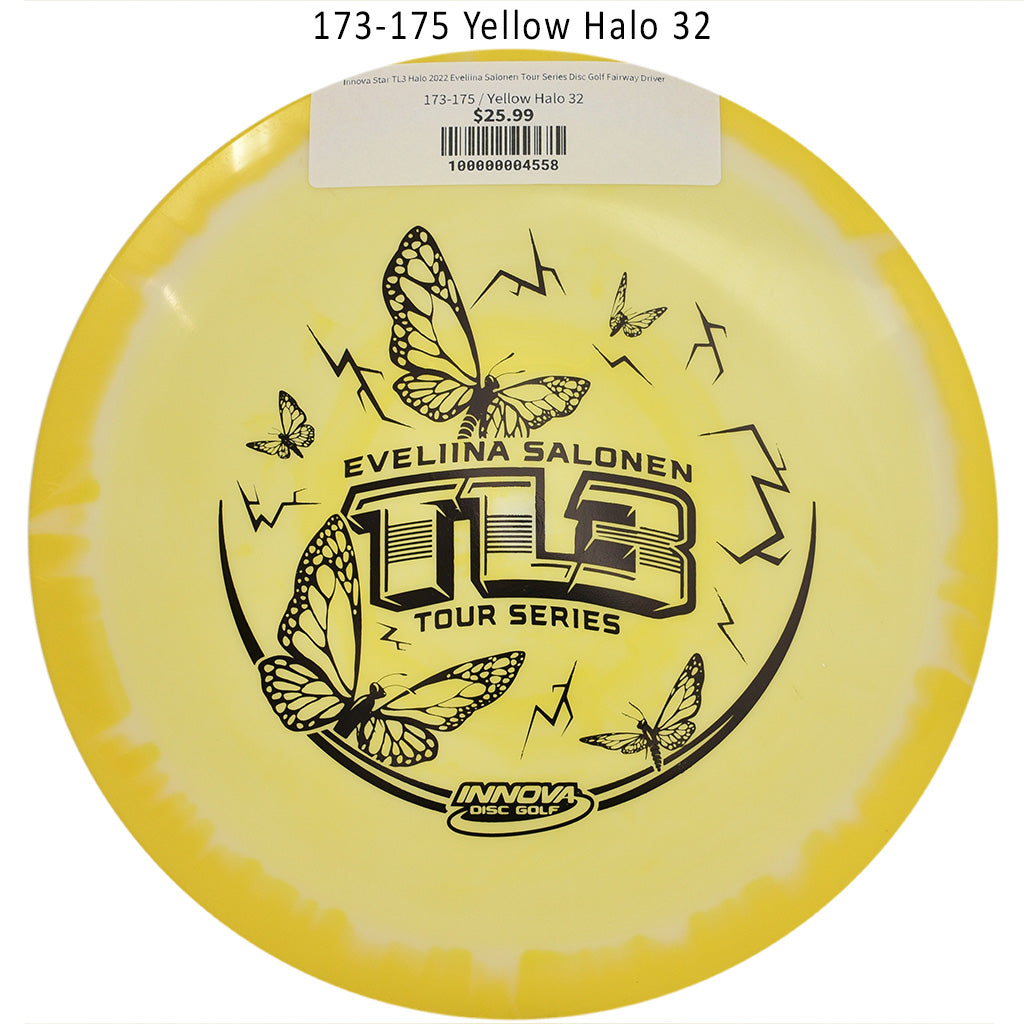 innova-star-tl3-halo-2022-eveliina-salonen-tour-series-disc-golf-fairway-driver 173-175 Yellow Halo 32