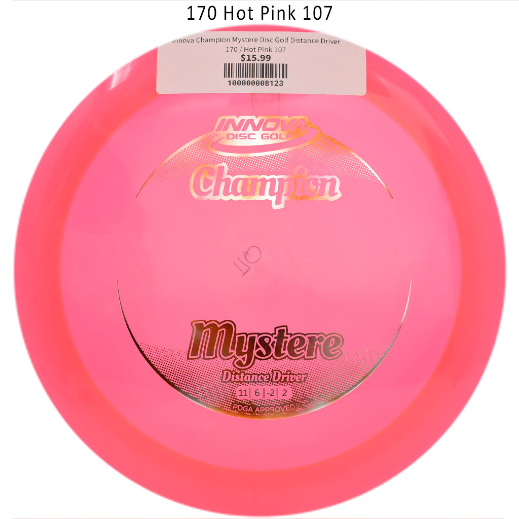 innova-champion-mystere-disc-golf-distance-driver 170 Hot Pink 107 