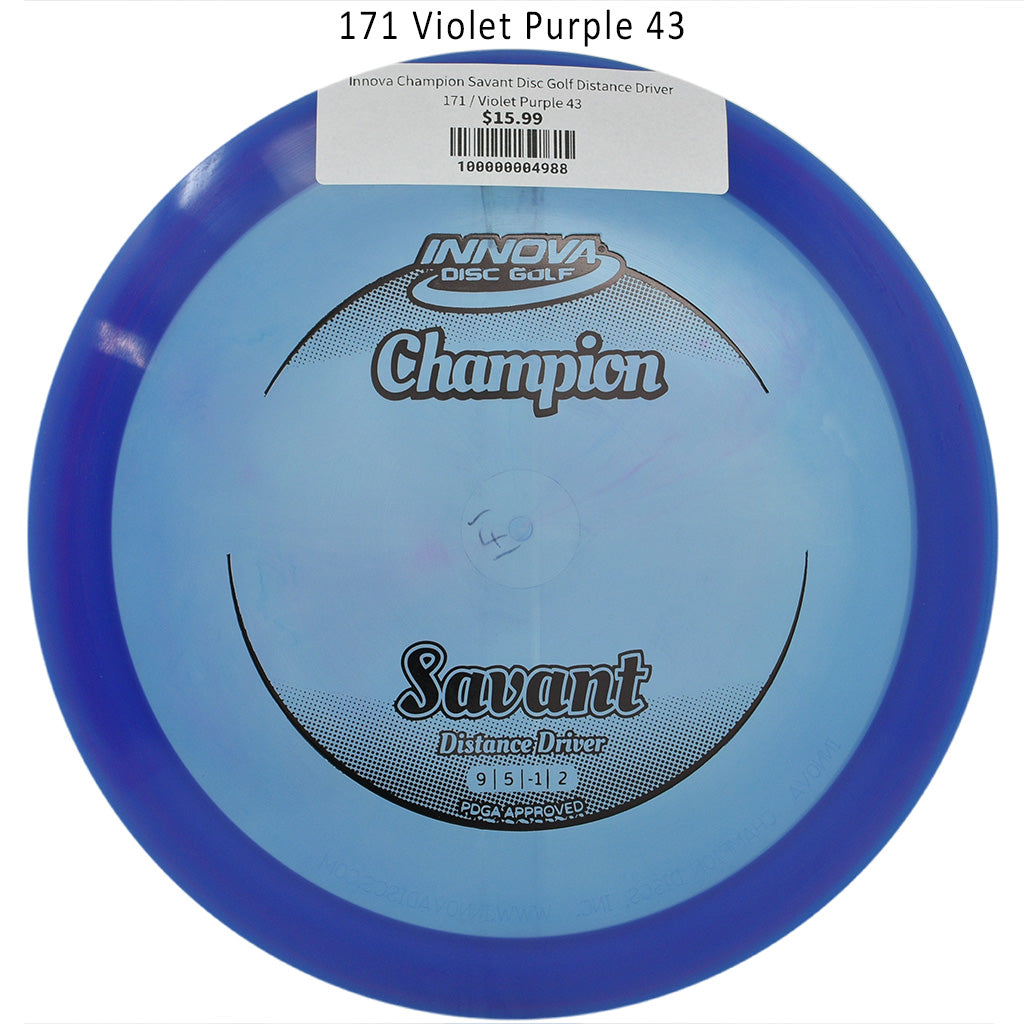 innova-champion-savant-disc-golf-distance-driver 171 Violet Purple 43