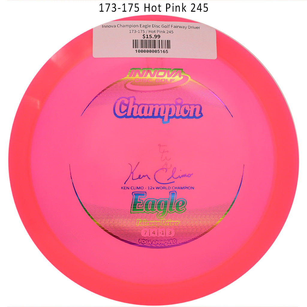 innova-champion-eagle-disc-golf-fairway-driver 173-175 Hot Pink 245