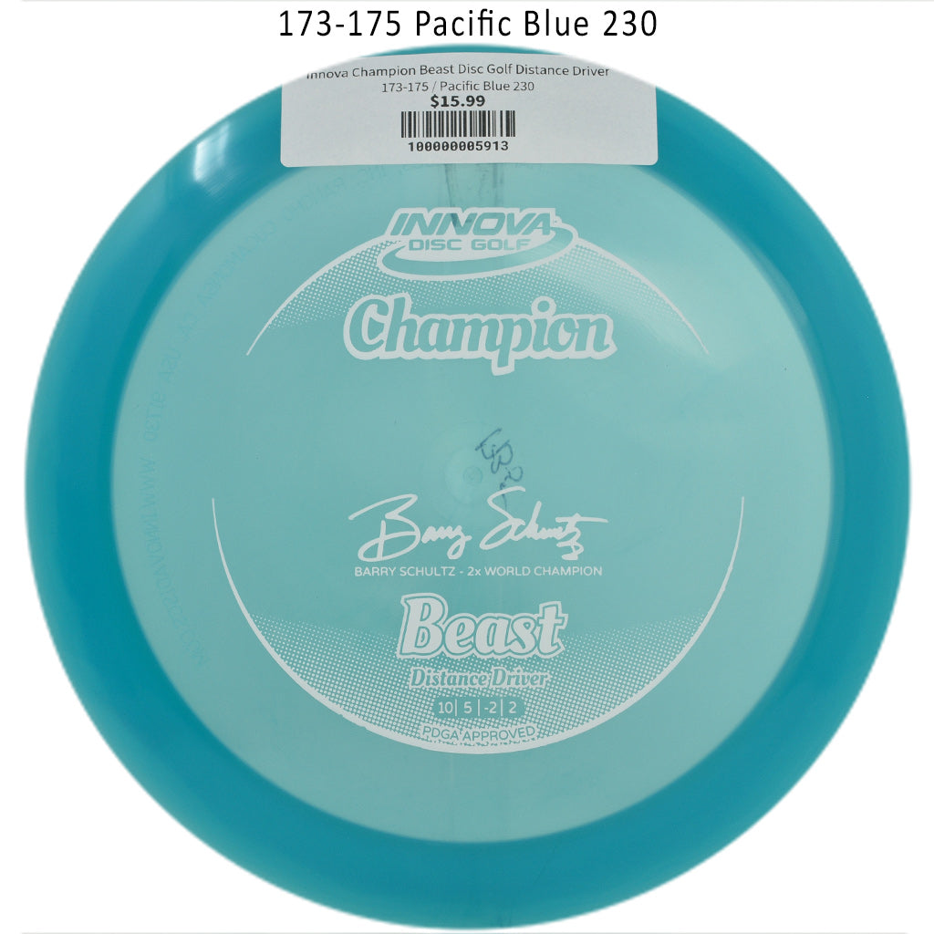 innova-champion-beast-disc-golf-distance-driver 173-175 Pacific Blue 230