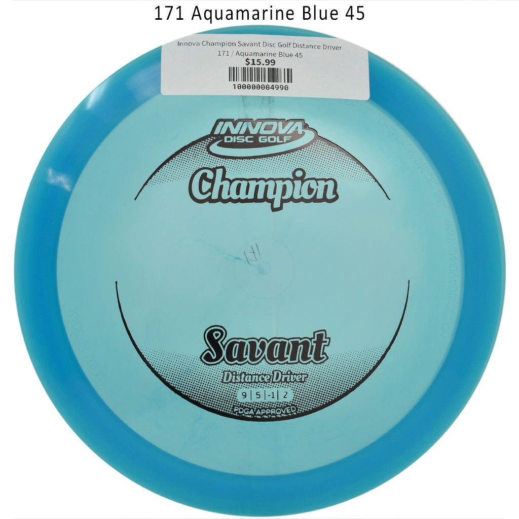 innova-champion-savant-disc-golf-distance-driver 171 Aquamarine Blue 45