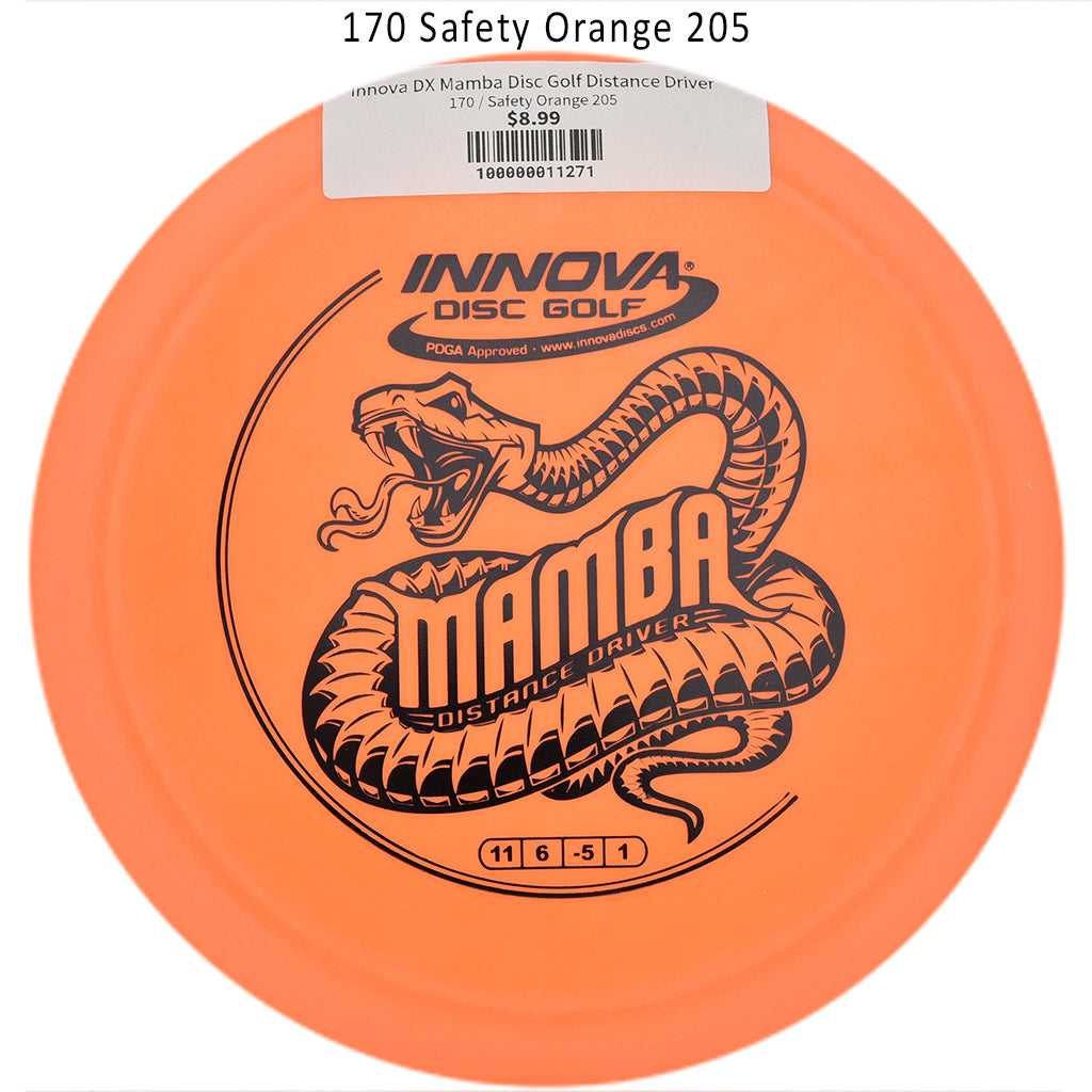 innova-dx-mamba-disc-golf-distance-driver 170 Safety Orange 205 