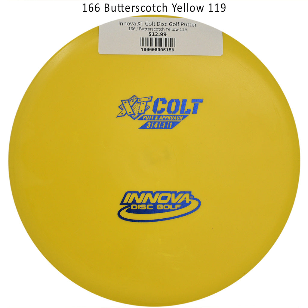 innova-xt-colt-disc-golf-putter 166 Butterscotch Yellow 119 