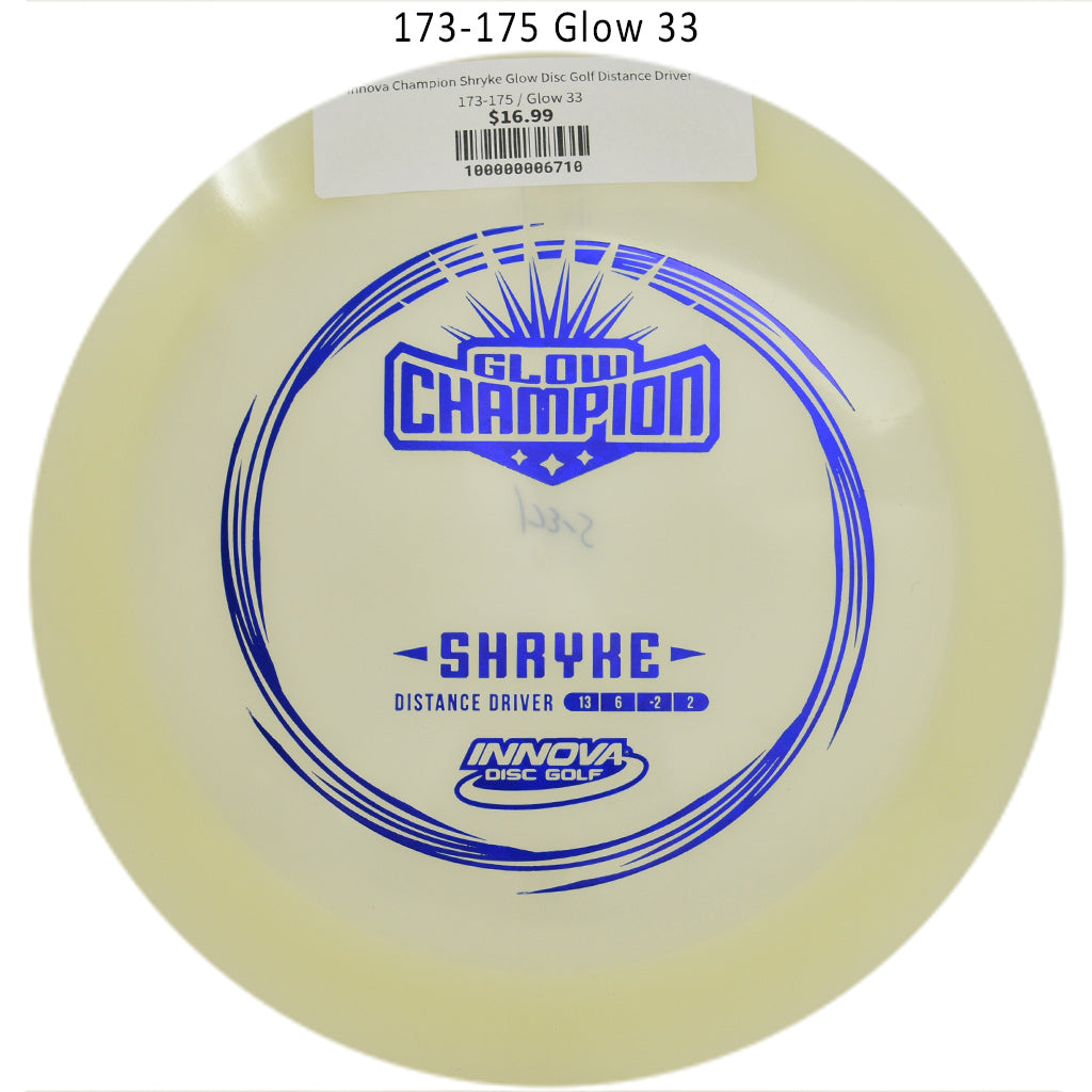 innova-champion-shryke-glow-disc-golf-distance-driver 173-175 Glow 33
