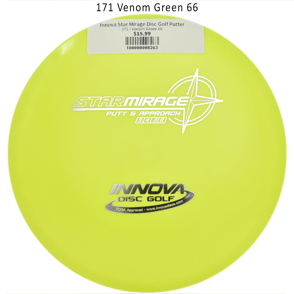 innova-star-mirage-disc-golf-putter 171 Venom Green 66