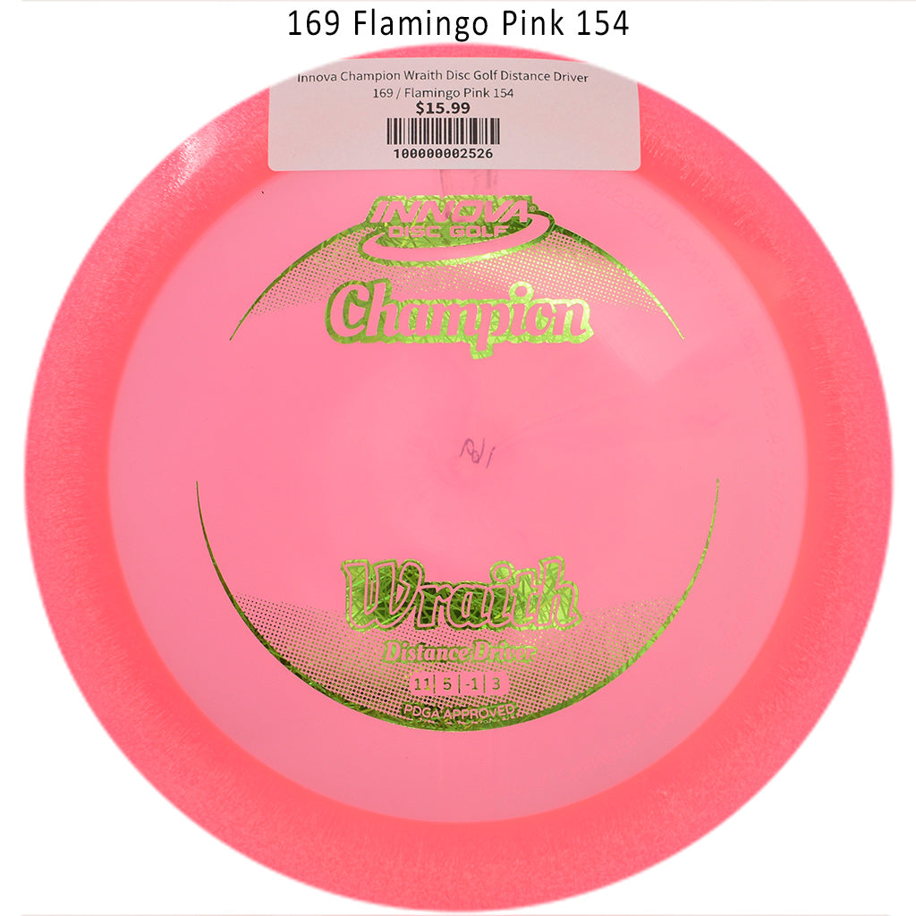 innova-champion-wraith-disc-golf-distance-driver 169 Flamingo Pink 154