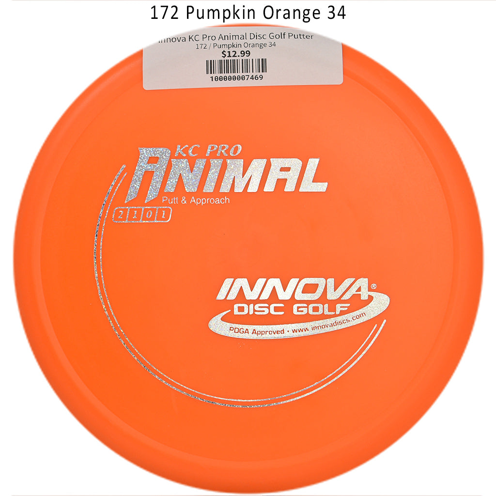 innova-kc-pro-animal-disc-golf-putter 172 Pumpkin Orange 34
