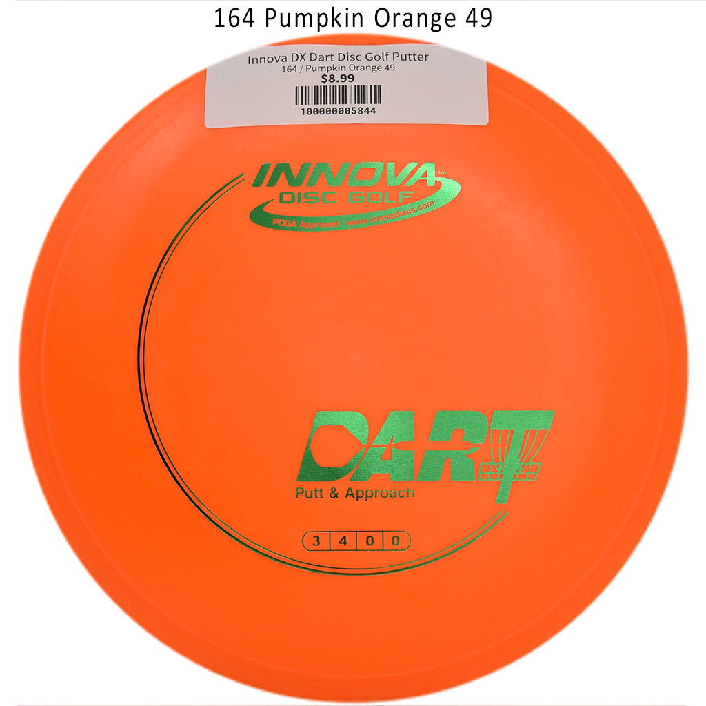 innova-dx-dart-disc-golf-putter 164 Pumpkin Orange 49 