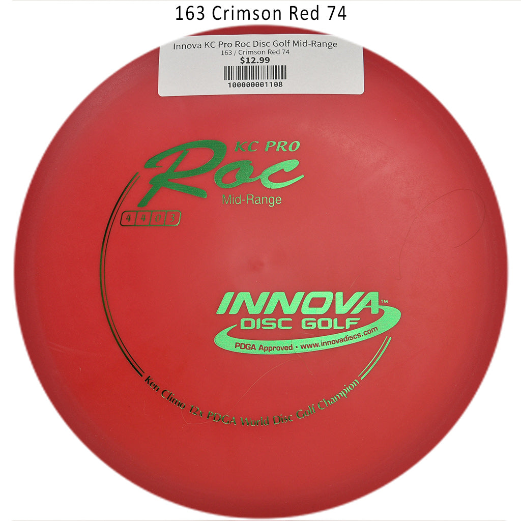 innova-kc-pro-roc-disc-golf-mid-range 163 Crimson Red 74