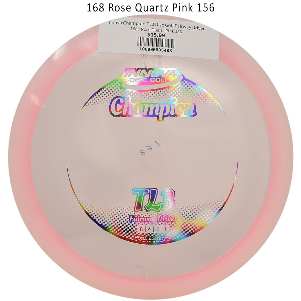 innova-champion-tl3-disc-golf-fairway-driver 168 Rose Quartz Pink 156