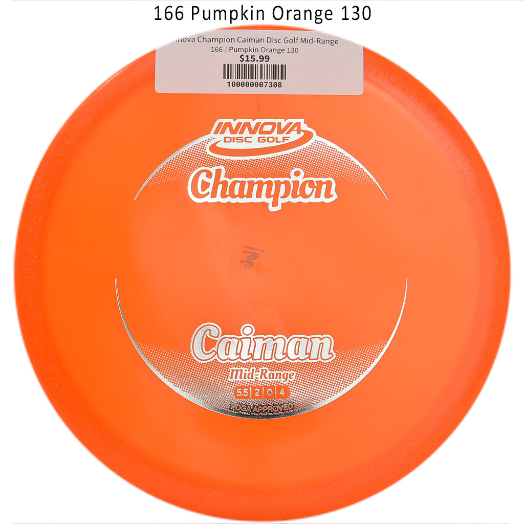 innova-champion-caiman-disc-golf-mid-range 166 Pumpkin Orange 130 