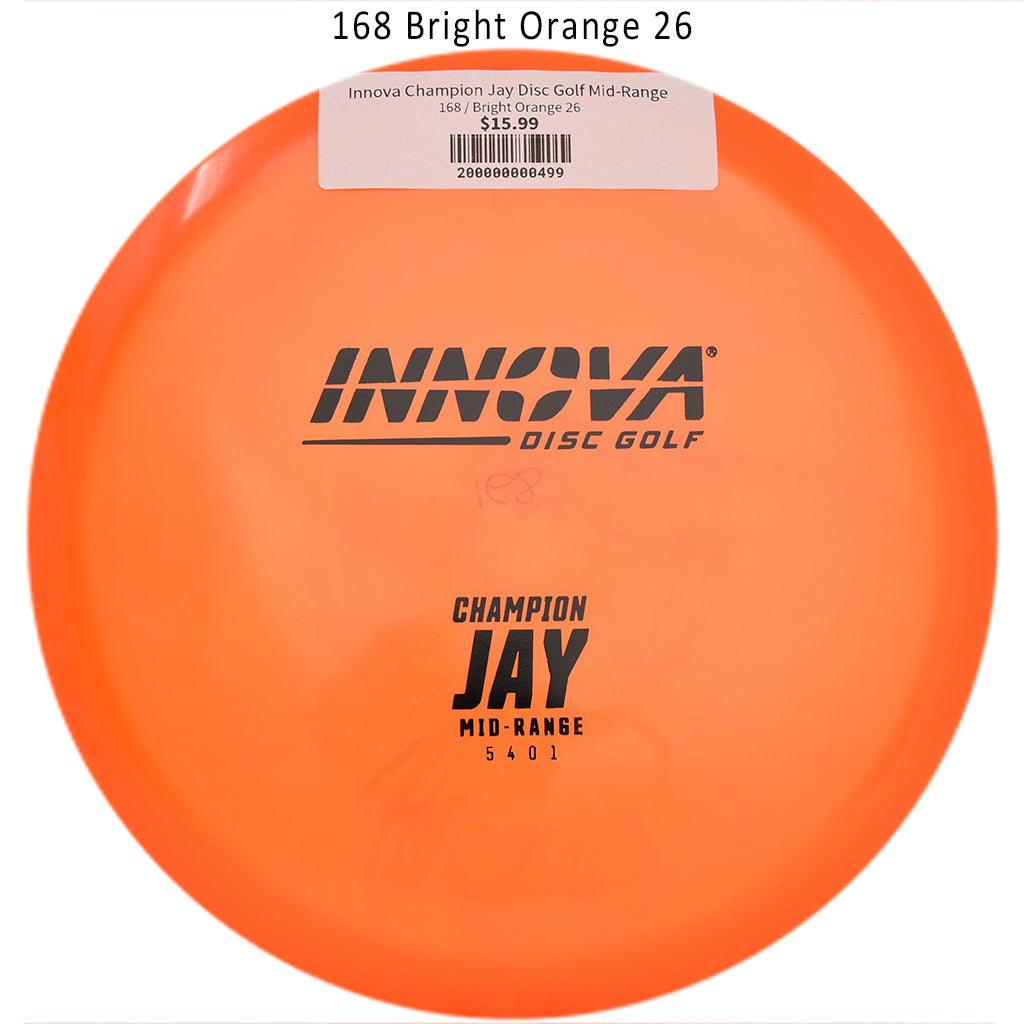 innova-champion-jay-disc-golf-mid-range 168 Bright Orange 26 