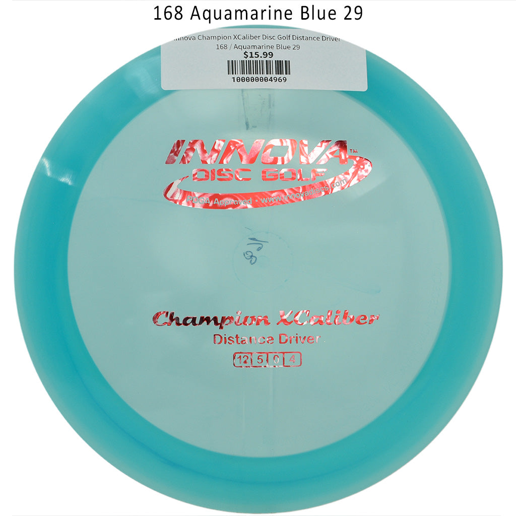 innova-champion-xcaliber-disc-golf-distance-driver 168 Aquamarine Blue 29 