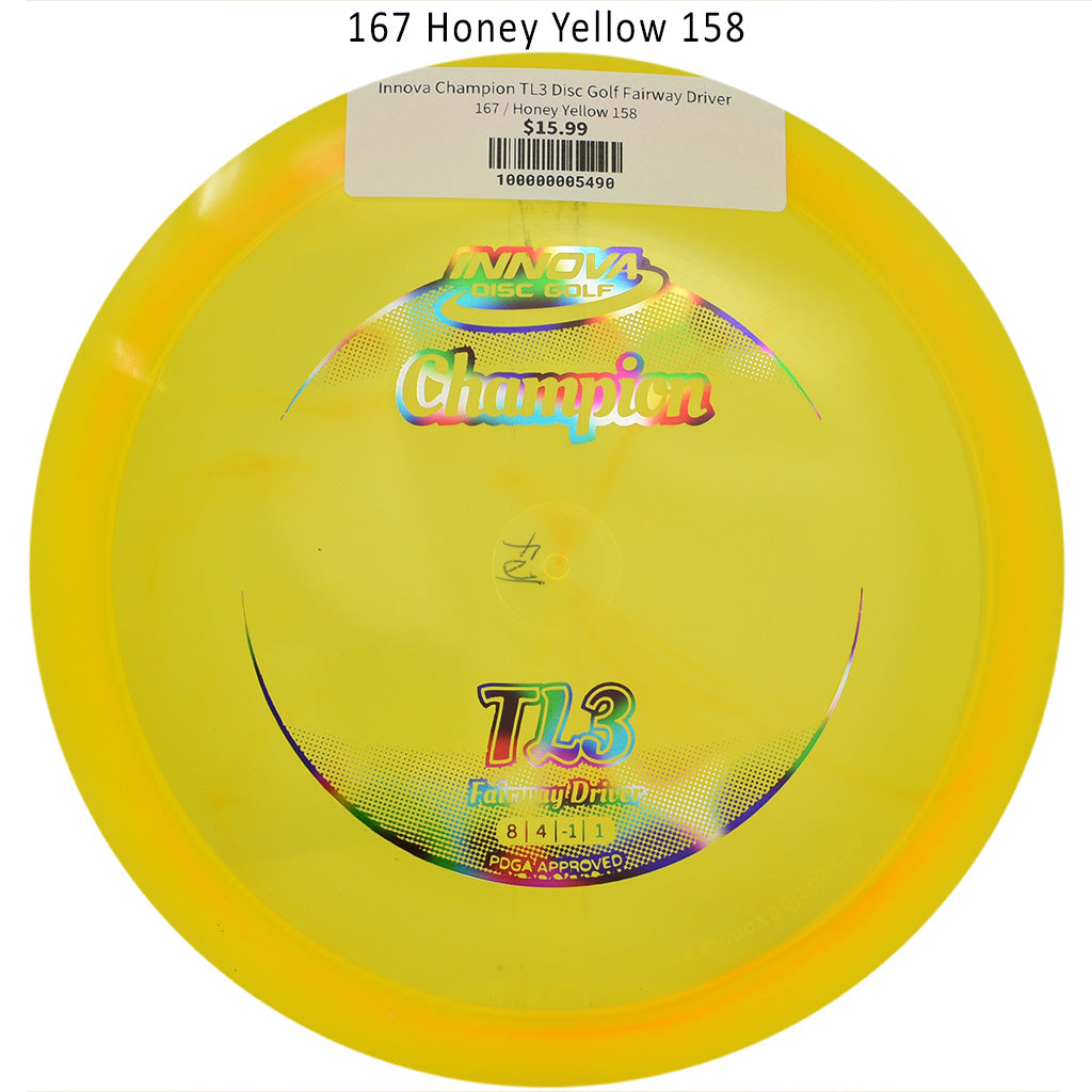 innova-champion-tl3-disc-golf-fairway-driver 167 Honey Yellow 158