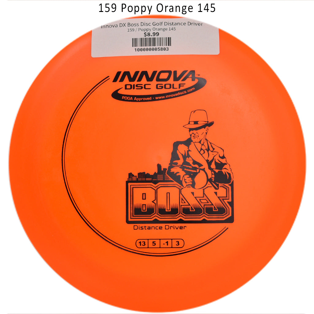 innova-dx-boss-disc-golf-distance-driver 159 Poppy Orange 145