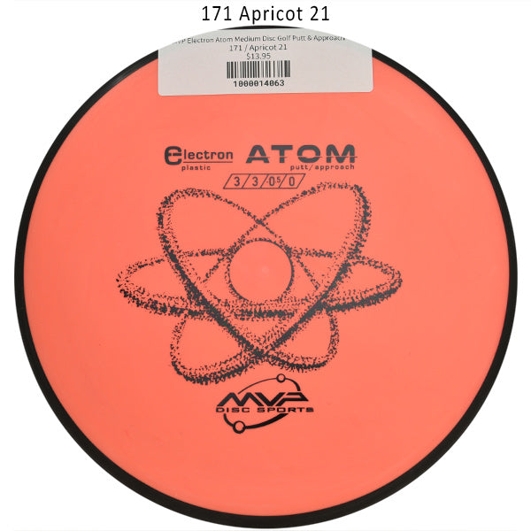 mvp-electron-atom-medium-disc-golf-putt-approach 171 Apricot 21