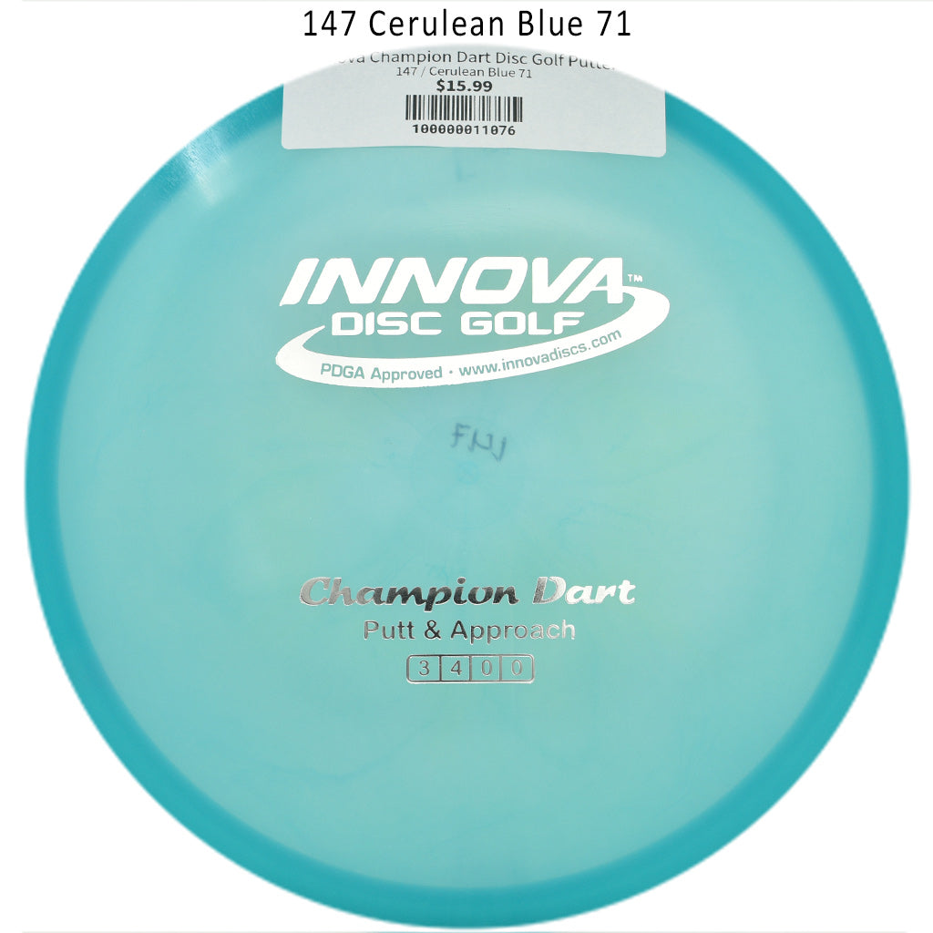 innova-champion-dart-disc-golf-putter 147 Cerulean Blue 71 