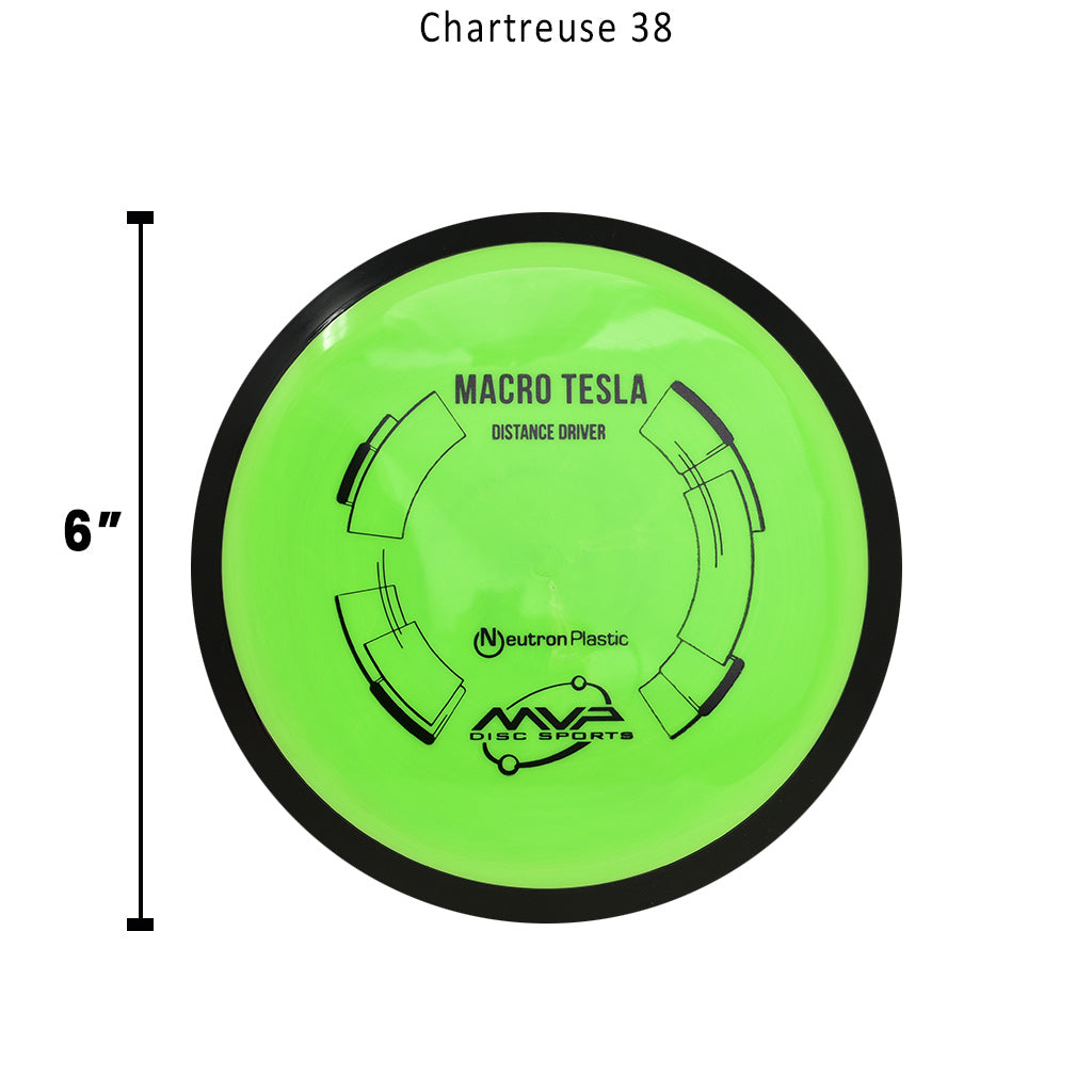 mvp-neutron-tesla-macro-disc-golf-mini-marker Chartreuse 38 