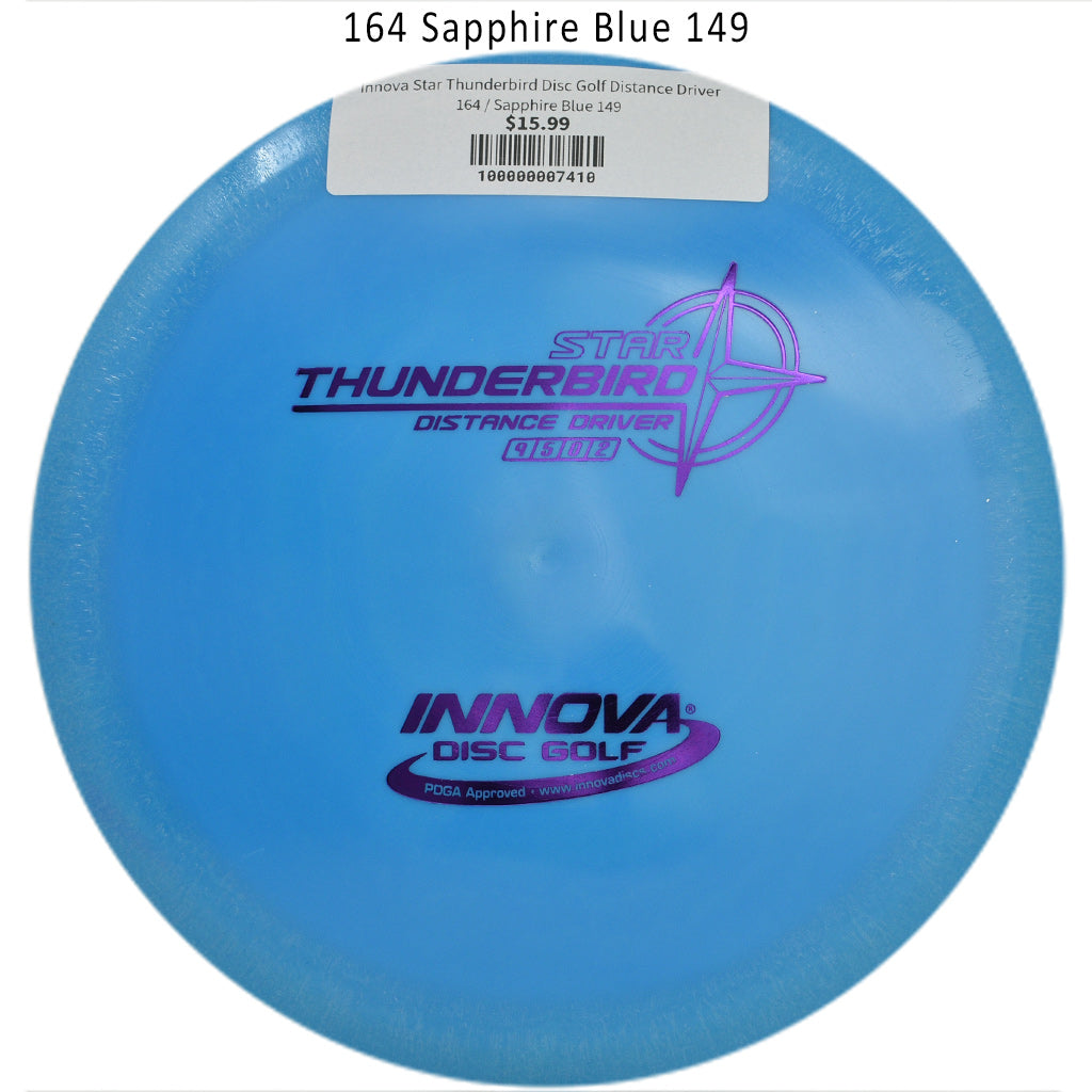 innova-star-thunderbird-disc-golf-distance-driver 164 Sapphire Blue 149