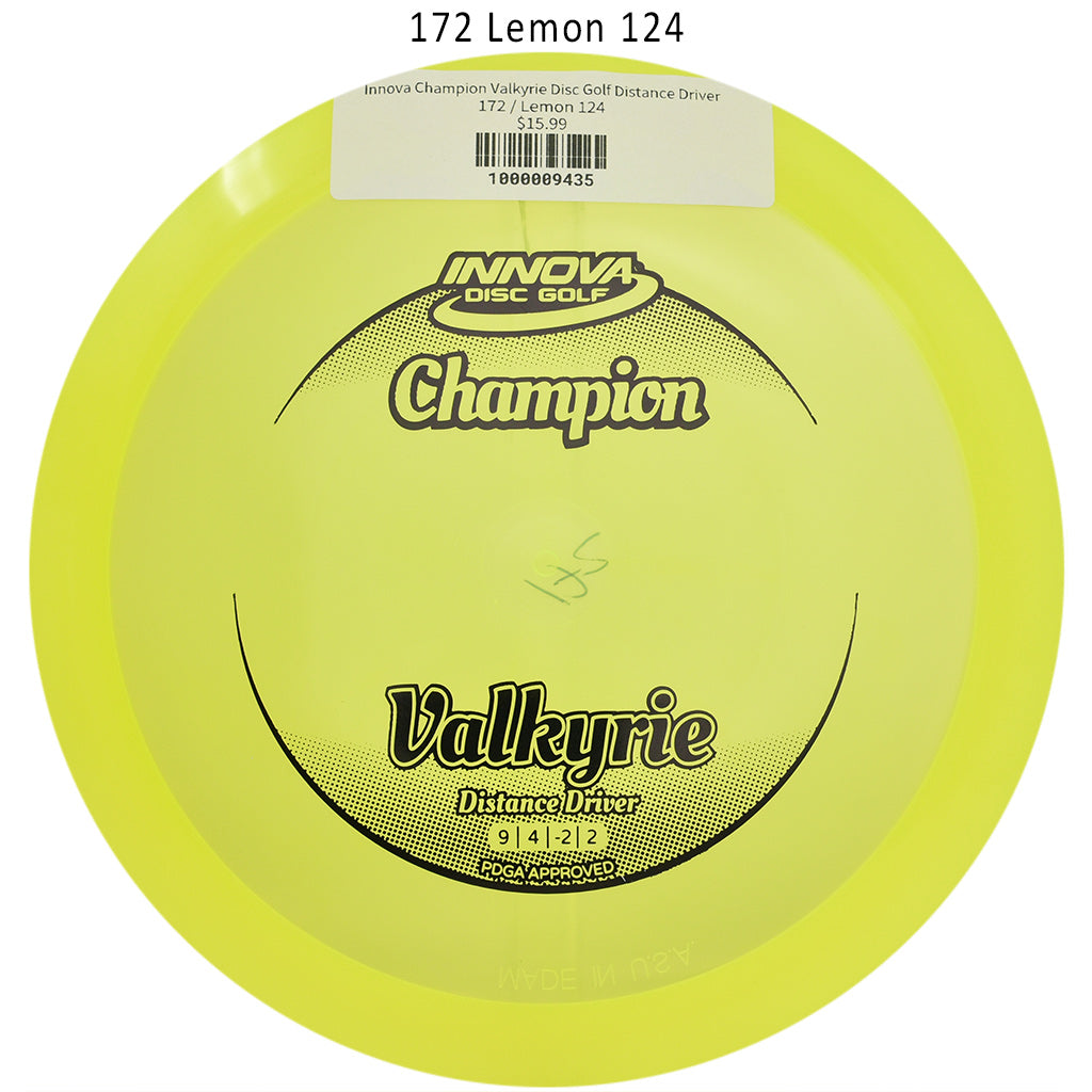 innova-champion-valkyrie-disc-golf-distance-driver 172 Lemon 124