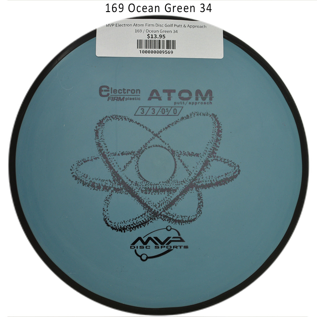 mvp-electron-atom-firm-disc-golf-putt-approach 169 Ocean Green 34