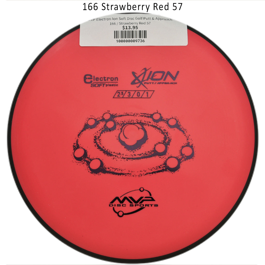 mvp-electron-ion-soft-disc-golf-putt-approach 166 Strawberry Red 57 
