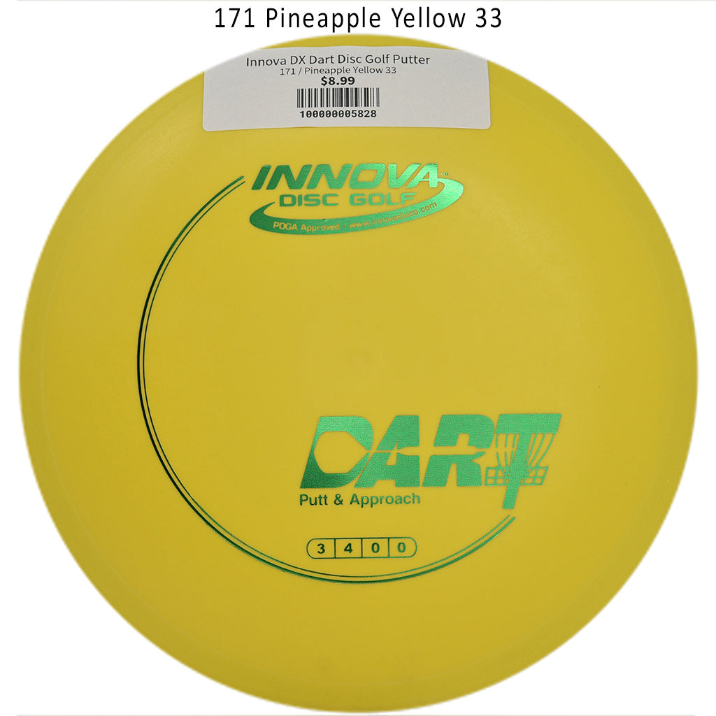 innova-dx-dart-disc-golf-putter 171 Pineapple Yellow 33 