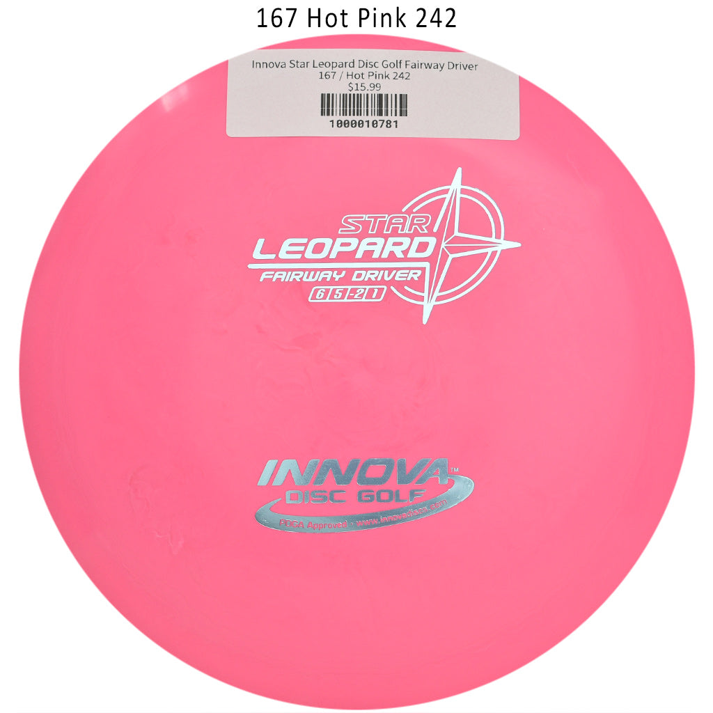 innova-star-leopard-disc-golf-fairway-driver 167 Hot Pink 242