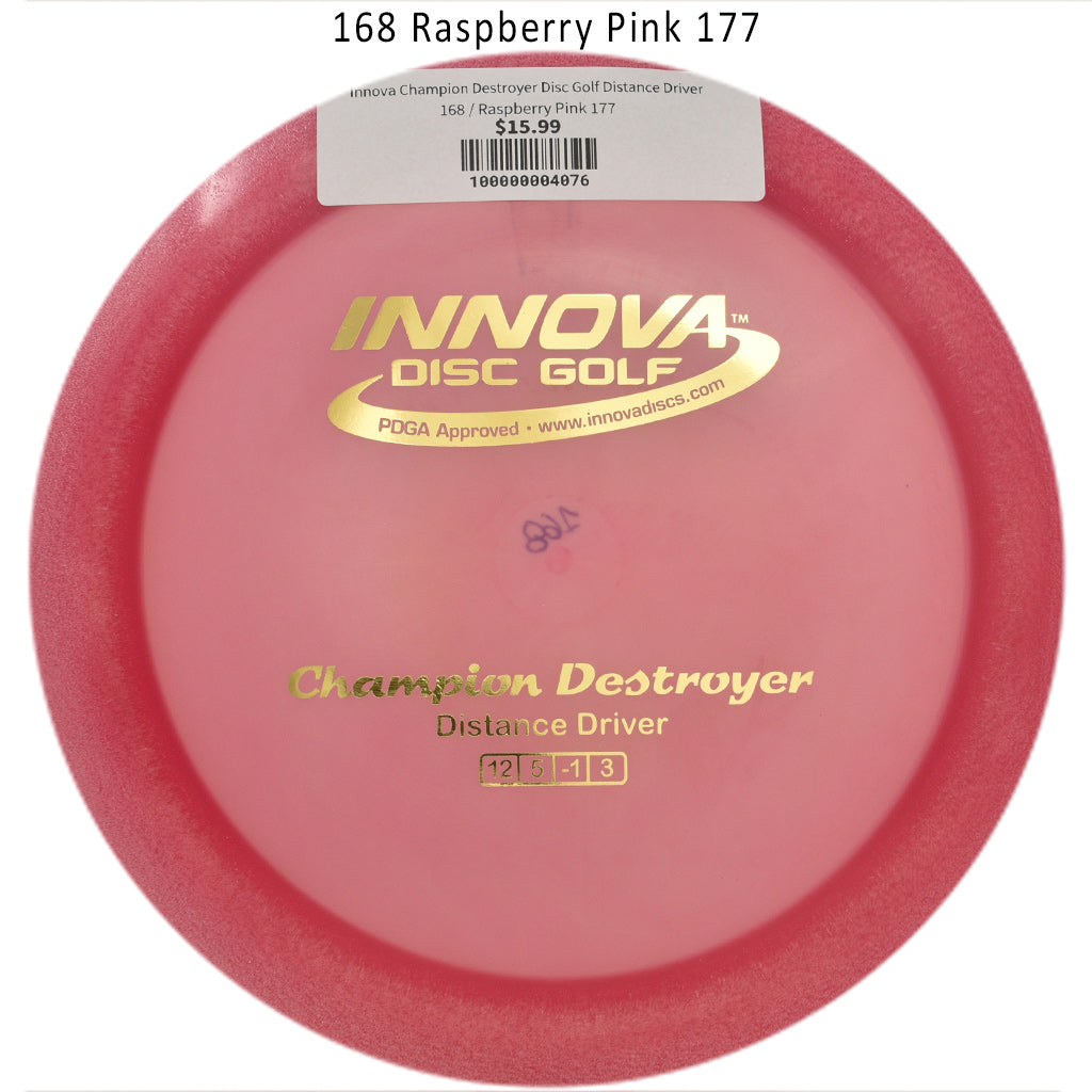 innova-champion-destroyer-disc-golf-distance-driver 168 Raspberry Pink 177