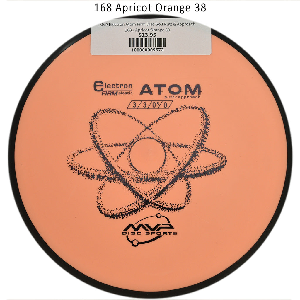 mvp-electron-atom-firm-disc-golf-putt-approach 168 Apricot Orange 38
