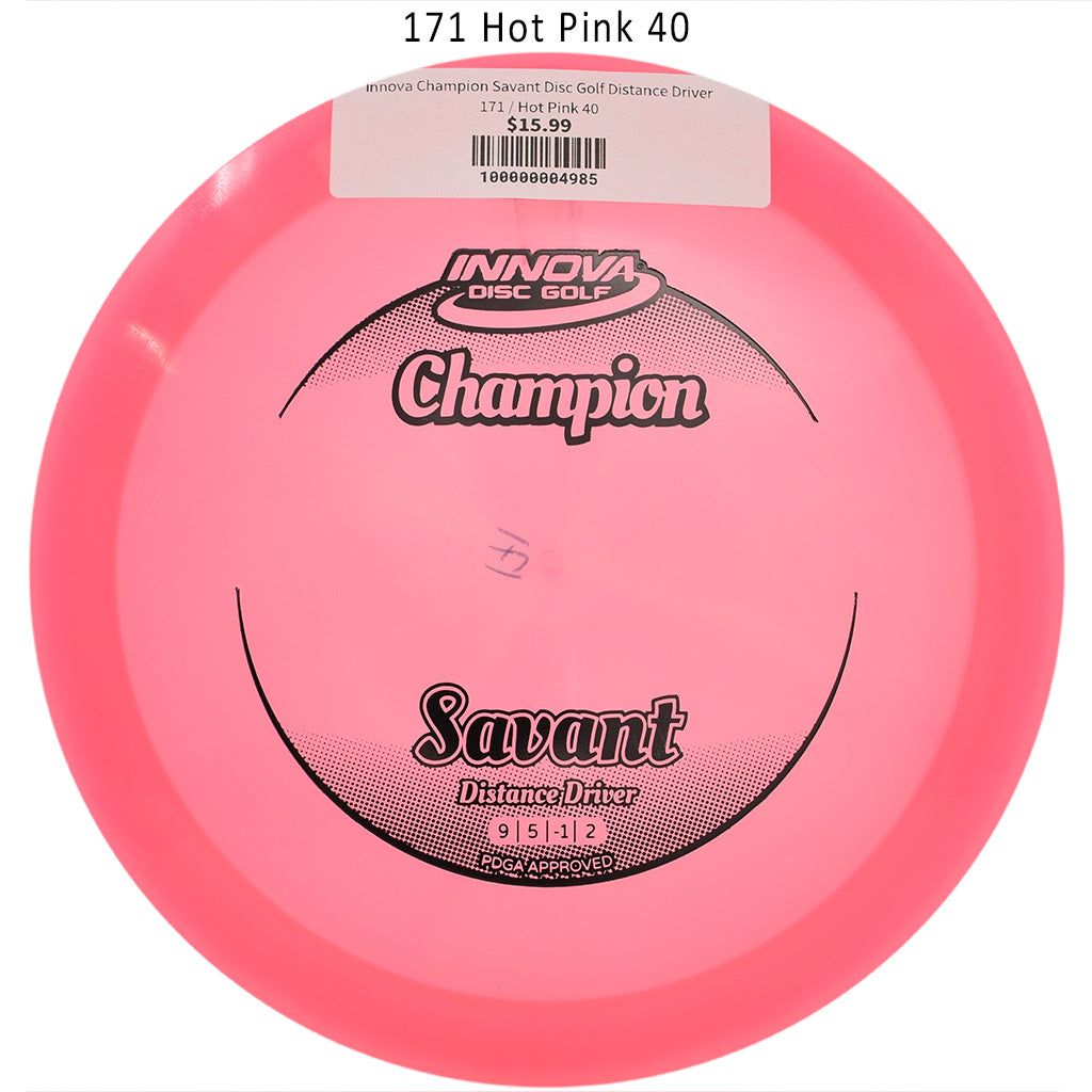 innova-champion-savant-disc-golf-distance-driver 171 Hot Pink 40