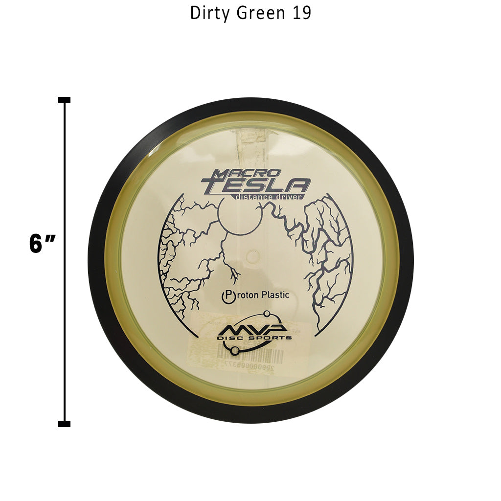 mvp-proton-tesla-macro-disc-golf-mini-marker Dirty Green 19 