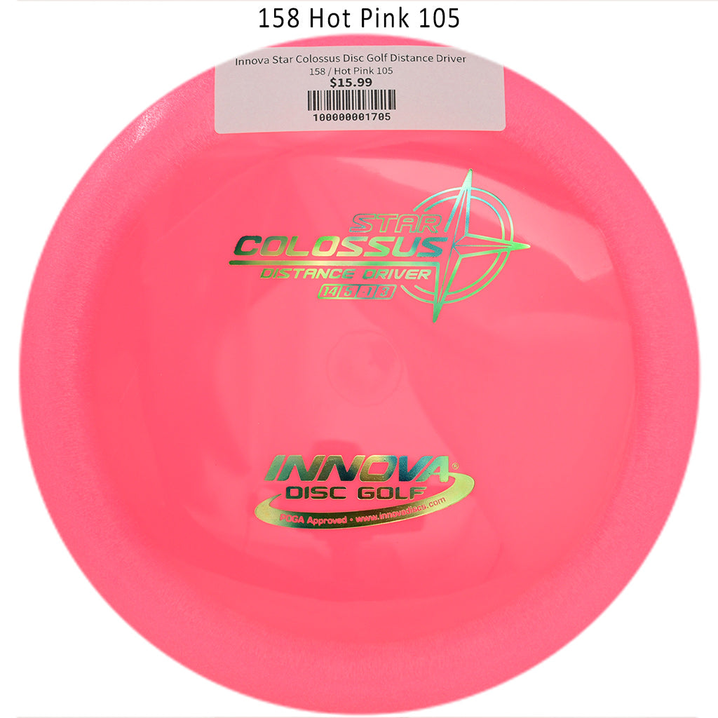 innova-star-colossus-disc-golf-distance-driver 158 Hot Pink 105