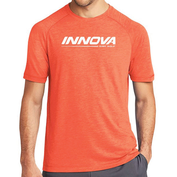 innova-fairway-tri-blend-performance-jersey-disc-golf-apparel 2XL Orange Heather