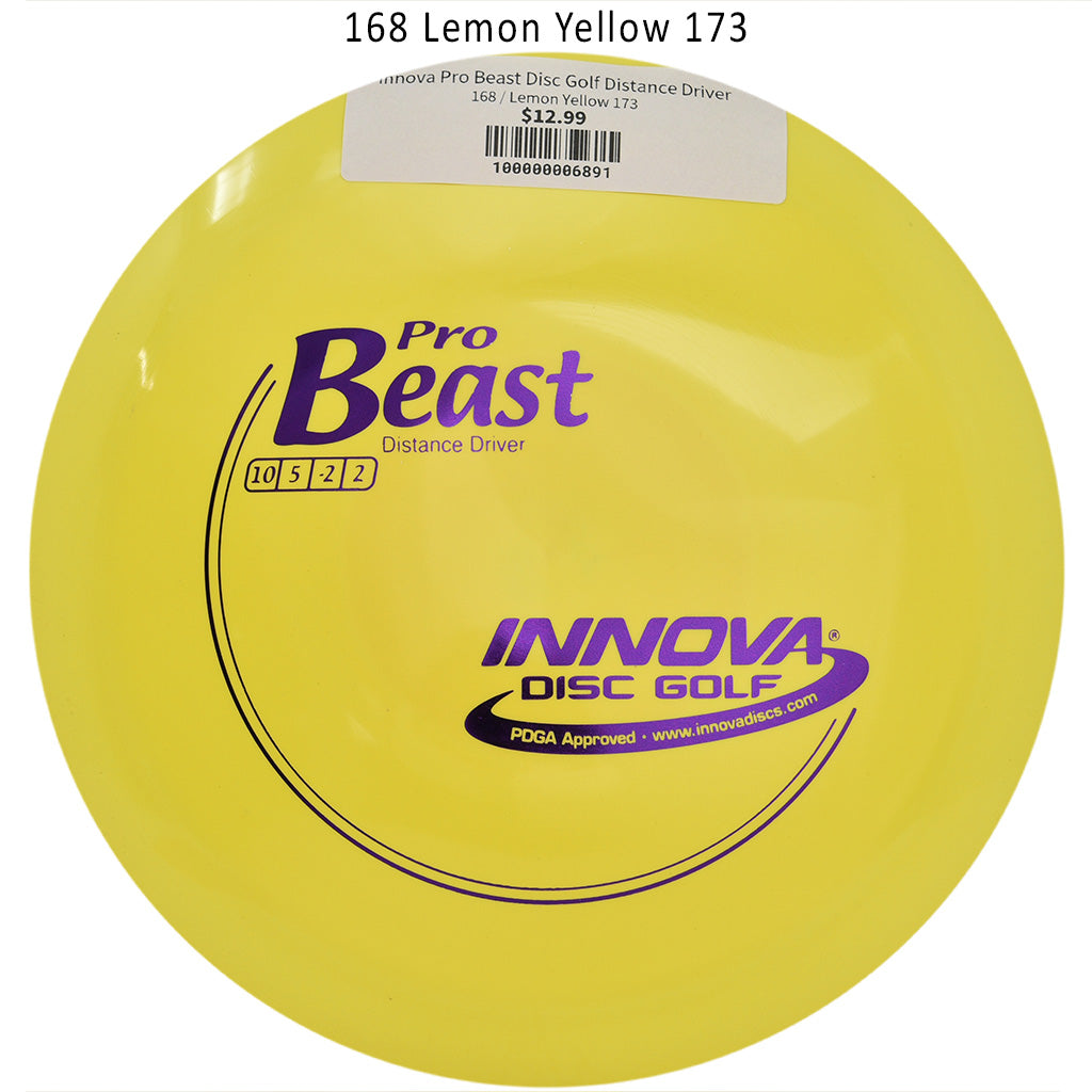 innova-pro-beast-disc-golf-distance-driver 168 Lemon Yellow 173 