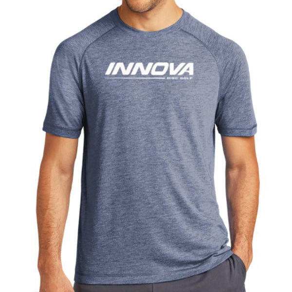 innova-fairway-tri-blend-performance-jersey-disc-golf-apparel 2XL Navy Heather